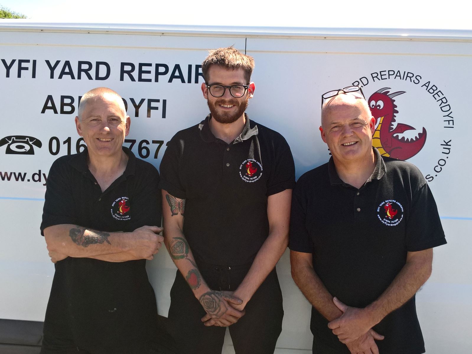 The team at Dyfi Yard Repairs Ltd